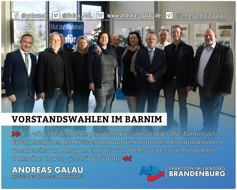 Vorstandswahlen im Barnim