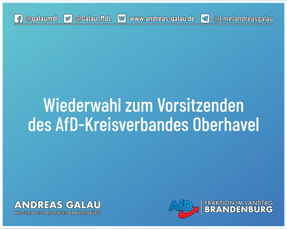 AfD Oberhavel wählt neuen Vorstand