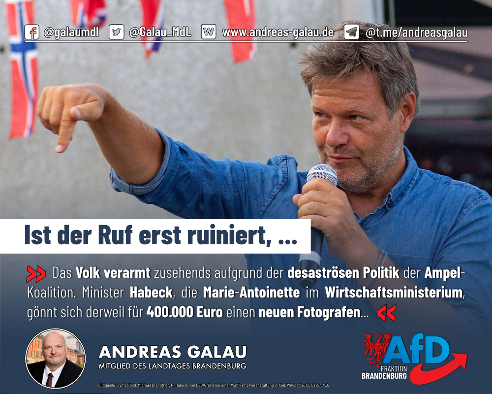 Ist der Ruf erst ruiniert, …