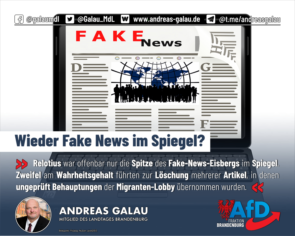 Wieder Fake News im Spiegel?